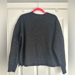 J CREW Women’s Black Crewneck Pullover Sz M